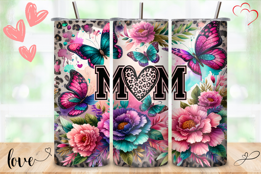 Mom Flower Cheetah Print